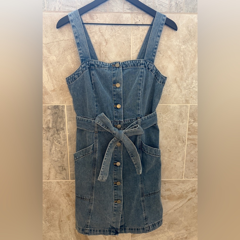 Habitual Blue Denim Mini Dress